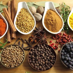 greens-table-cinnamon-spices-wallpaper-preview
